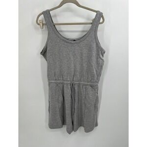 Sweaty Betty After Class Romper Light Grey Marl Organic Cotton XL‎ NWT